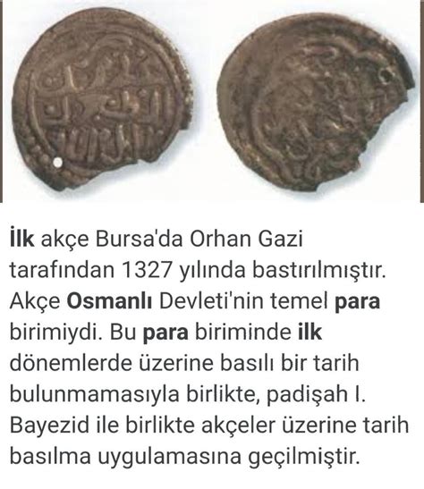 ilk osmanli parasini kim bastirdi